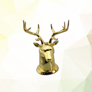 Zinc Alloy Deer Head Perfume Bottle Cap